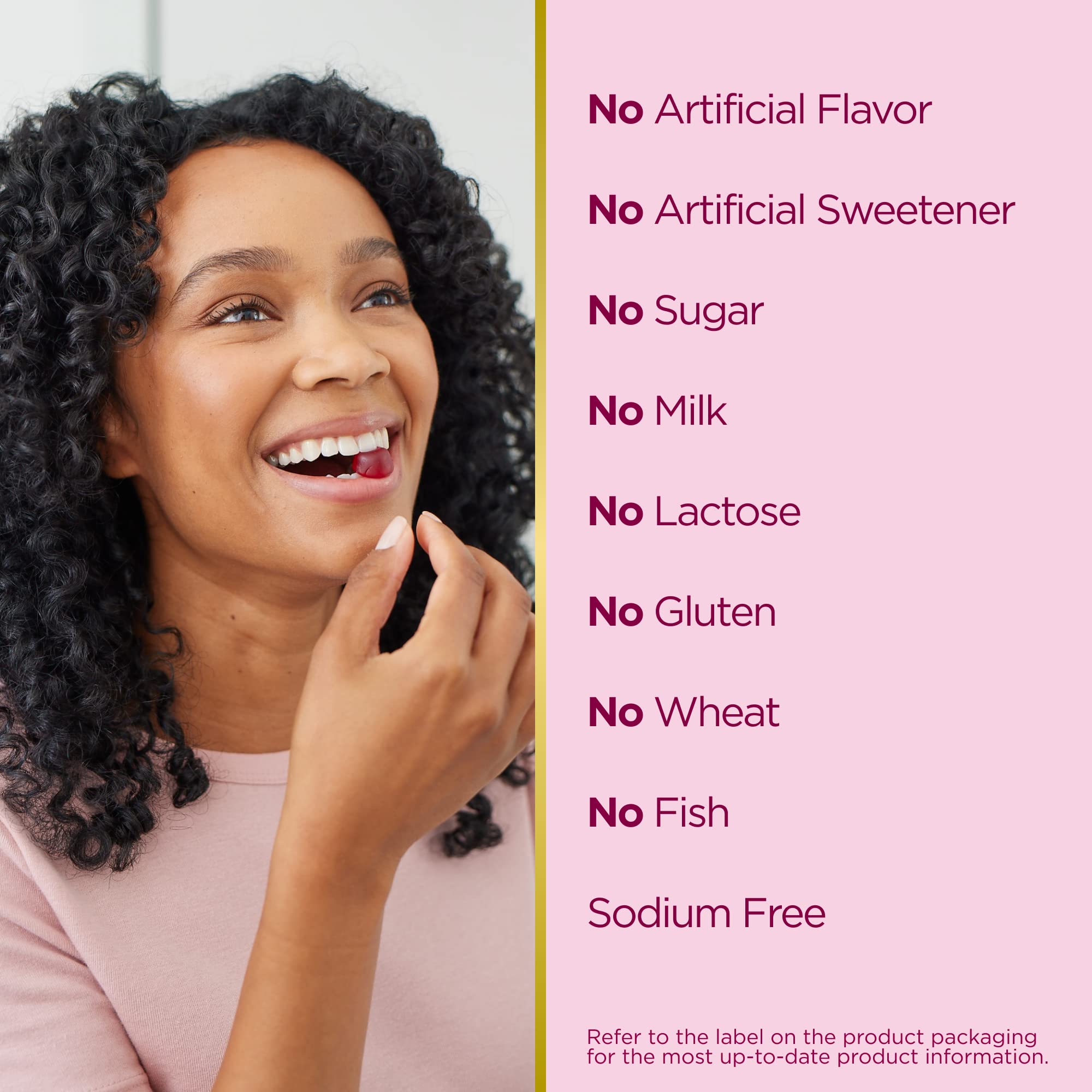 Assorted berry-flavored gummies on a surface