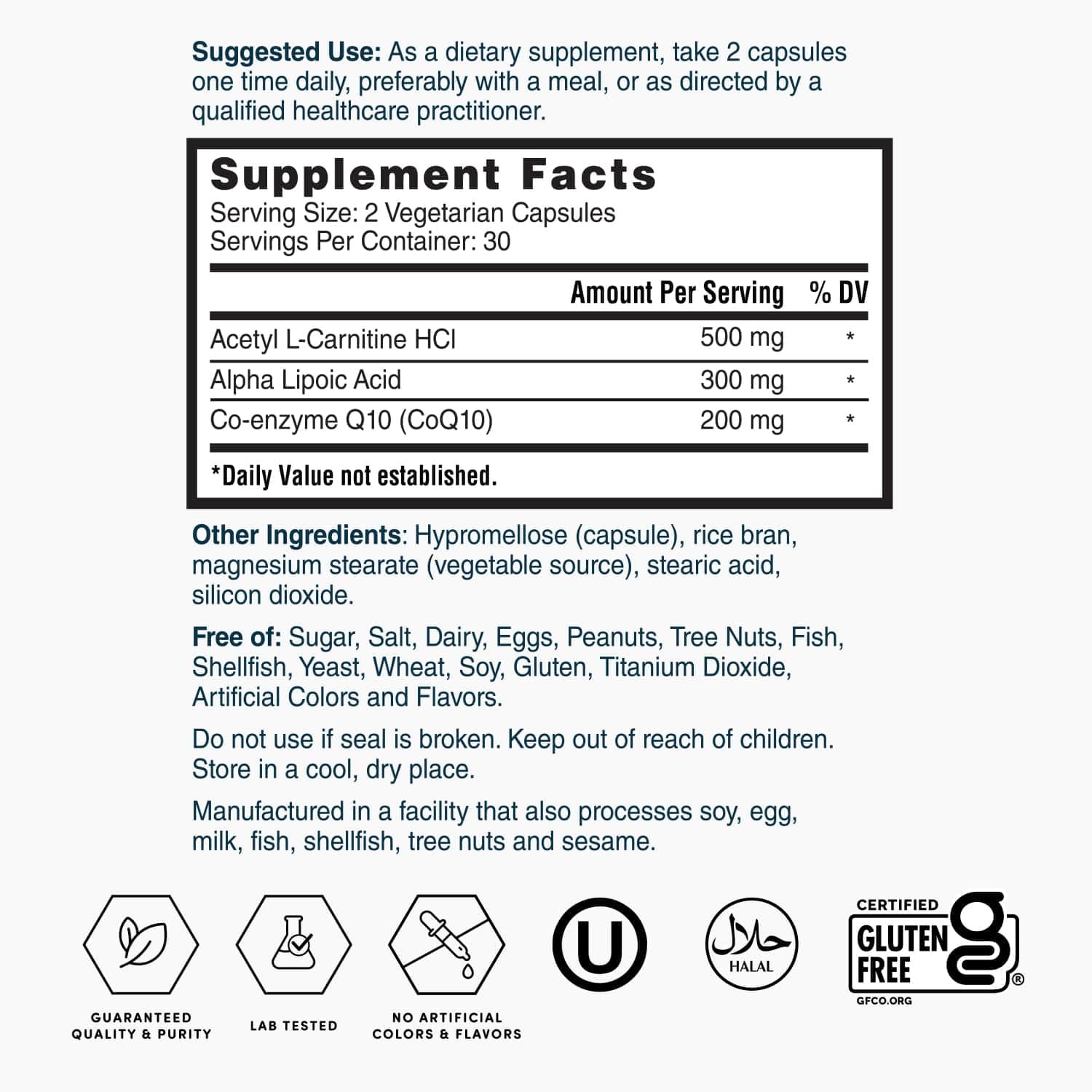 Illustration of cellular energy production and antioxidants with capsules