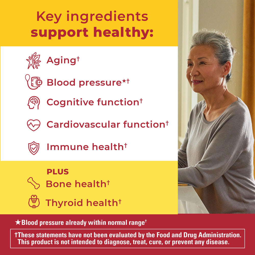 Nutrition label for Nature Made 50+ for Her gummies