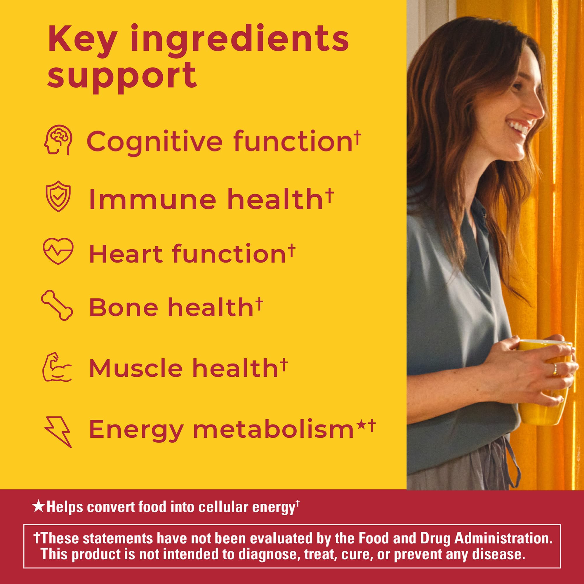 Nutrition facts panel for Nature Made Advanced Multivitamin Gummies