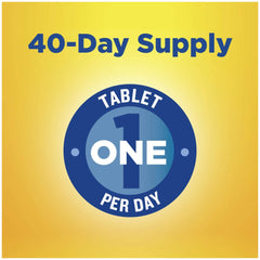 40-tablet bottle of Nature Made Back to Sleep