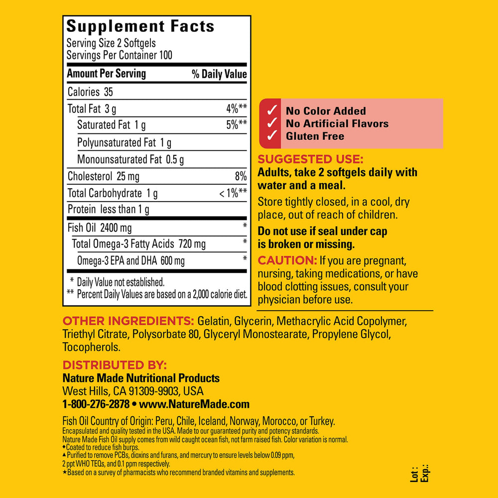 Purified to remove mercury and other contaminants illustration