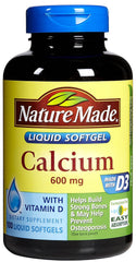 Nature Made Calcium 600 mg softgels bottle - 4-pack