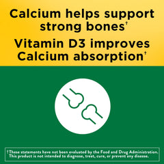 Gluten-free label on Nature Made Calcium 600 mg packaging