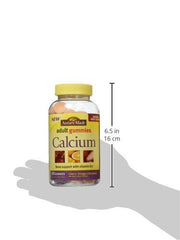 Three bottles of Nature Made Calcium Adult Gummies in a Pack of 3