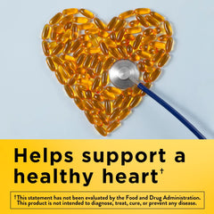 Close-up of Nature Made Fish Oil Omega-3 1000 mg label
