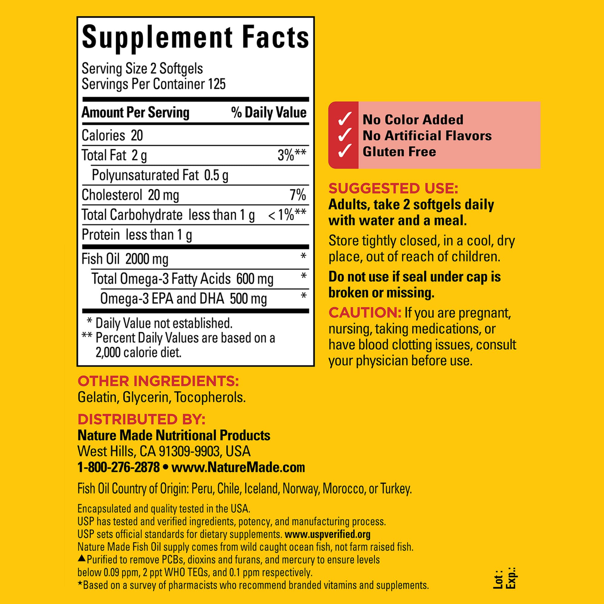 Heart health graphic featuring fish oil capsules