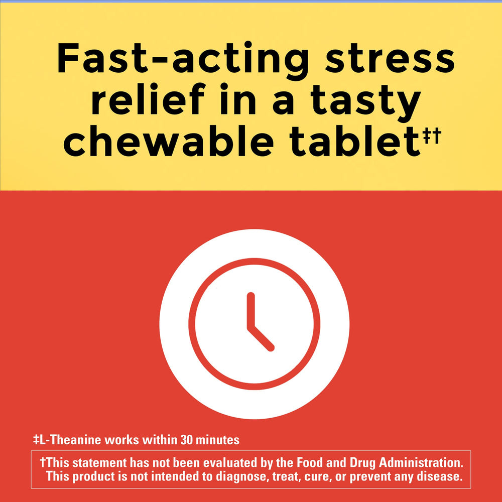 Chewable tablet in tropical fruit flavor
