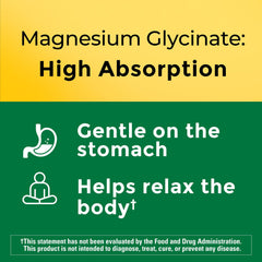 Nature Made Magnesium Glycinate label on bottle
