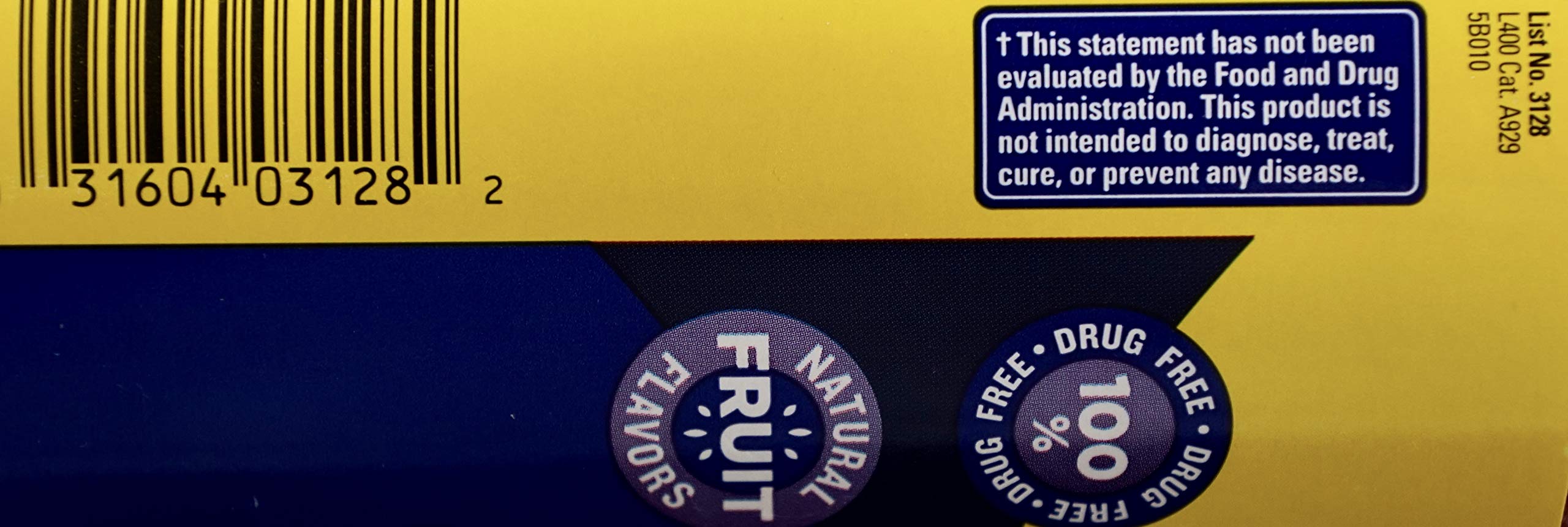 Gluten-free Nature Made Melatonin gummies with no artificial flavors or colors