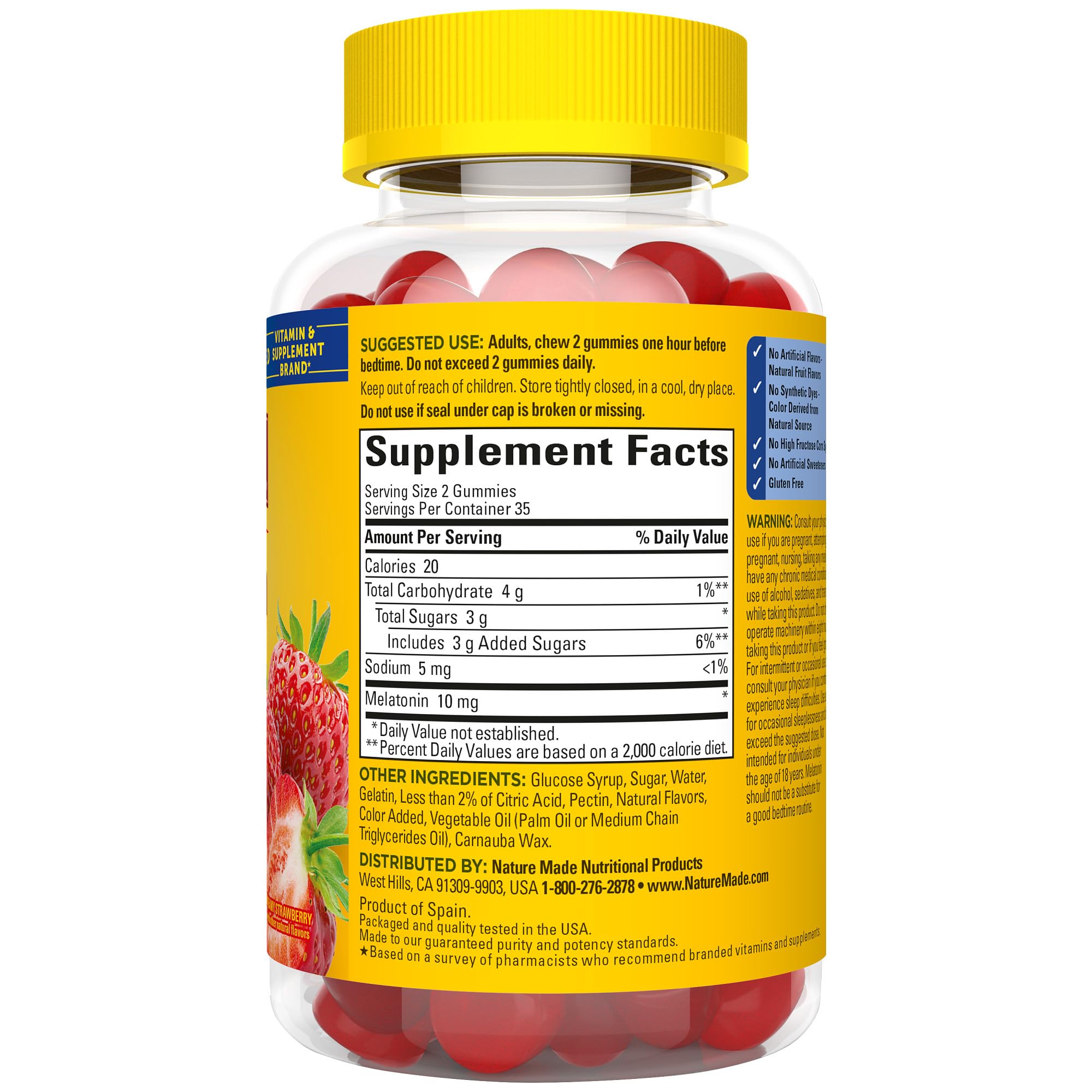 Bottle with glass in a calming sleep setting