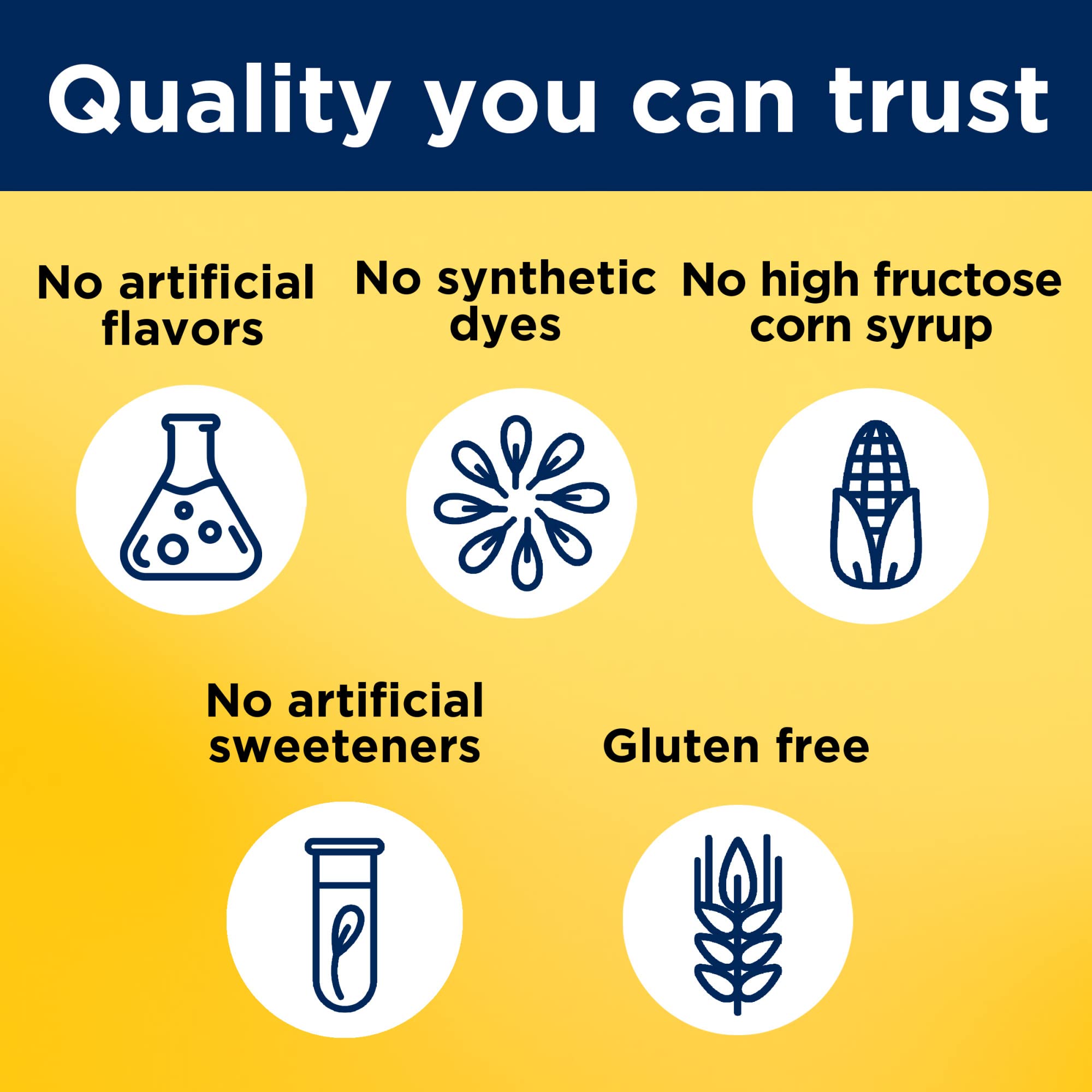 Packaging highlights drug-free formulation