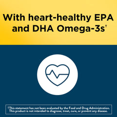 Nutrition facts and ingredients for Nature Made men's omega-3 gummies