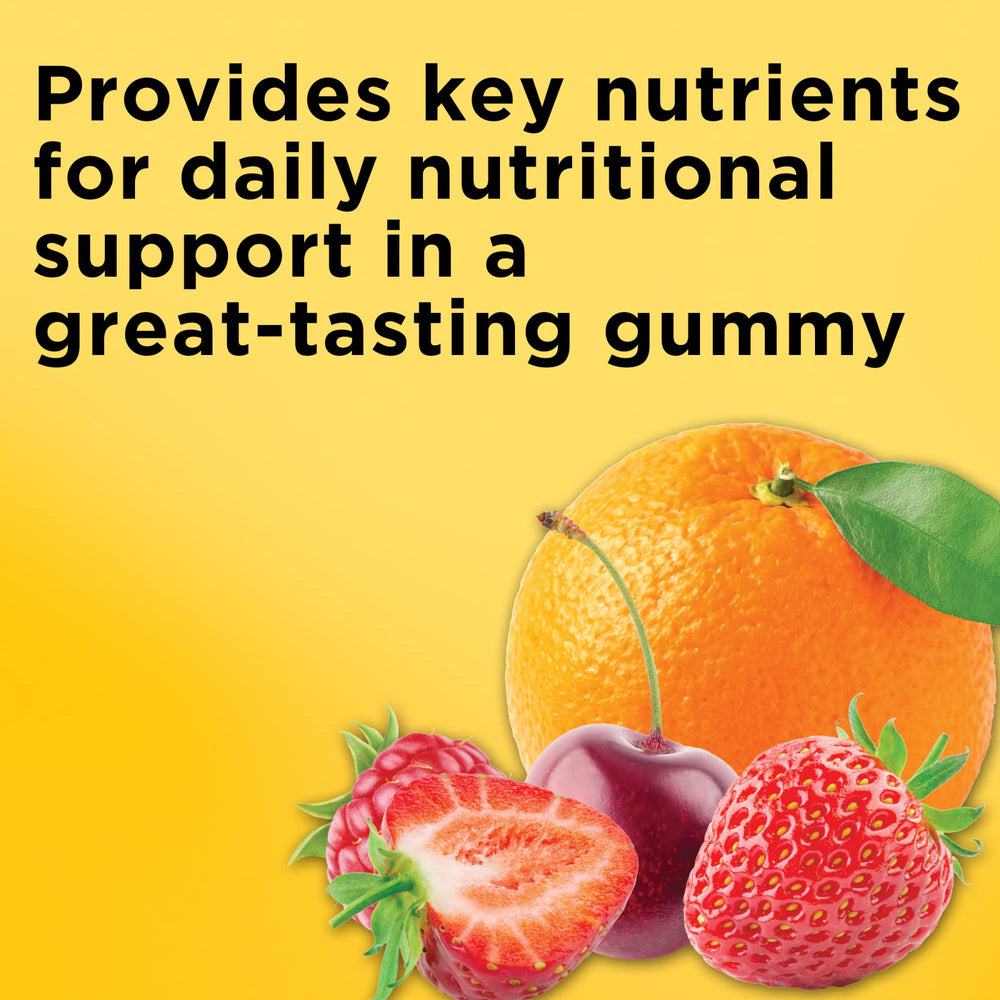 Nutrition facts panel for Nature Made Multivitamin Gummies