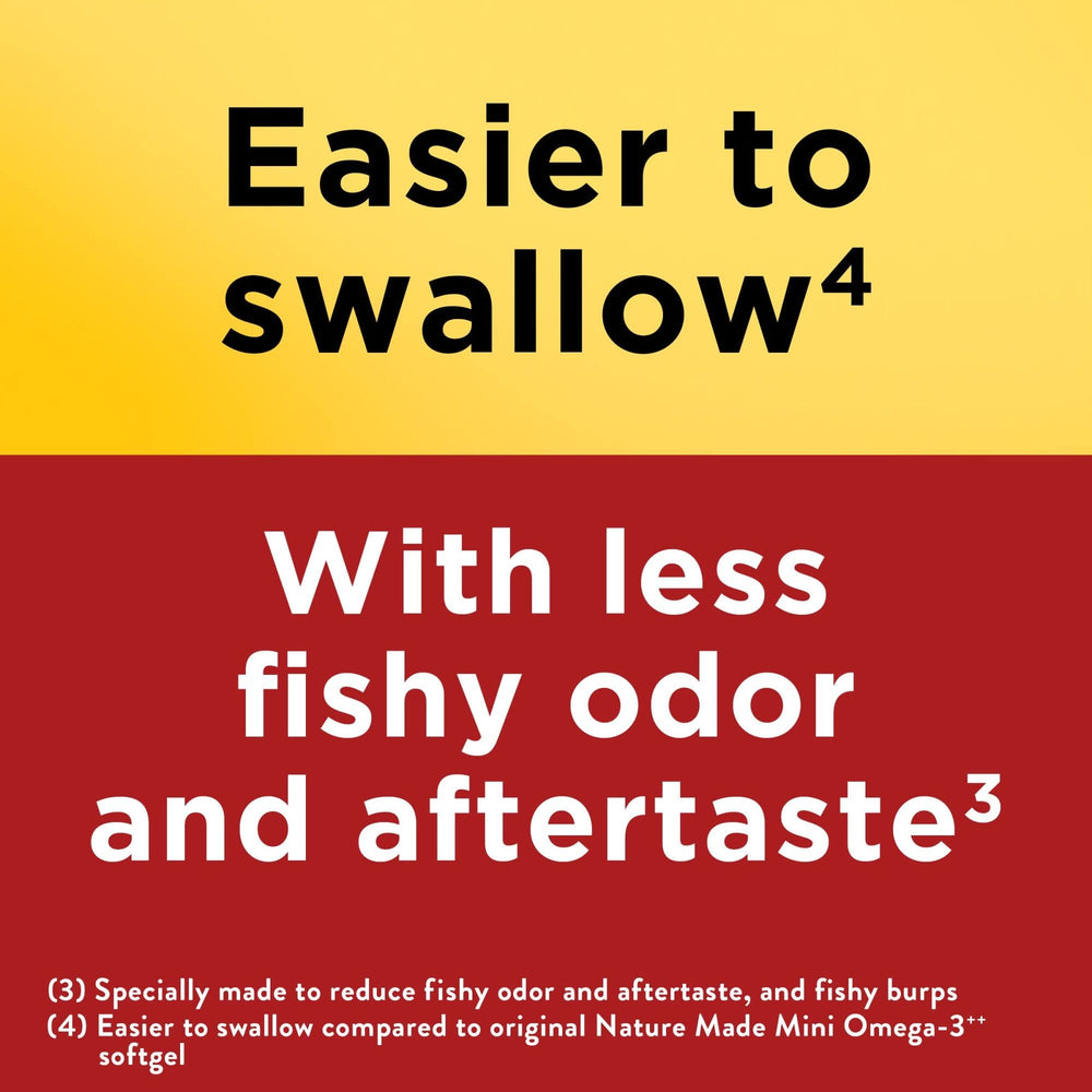 EPA 680 mg DHA 250 mg per two mini softgels