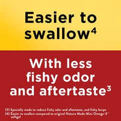 EPA 680 mg DHA 250 mg per two mini softgels