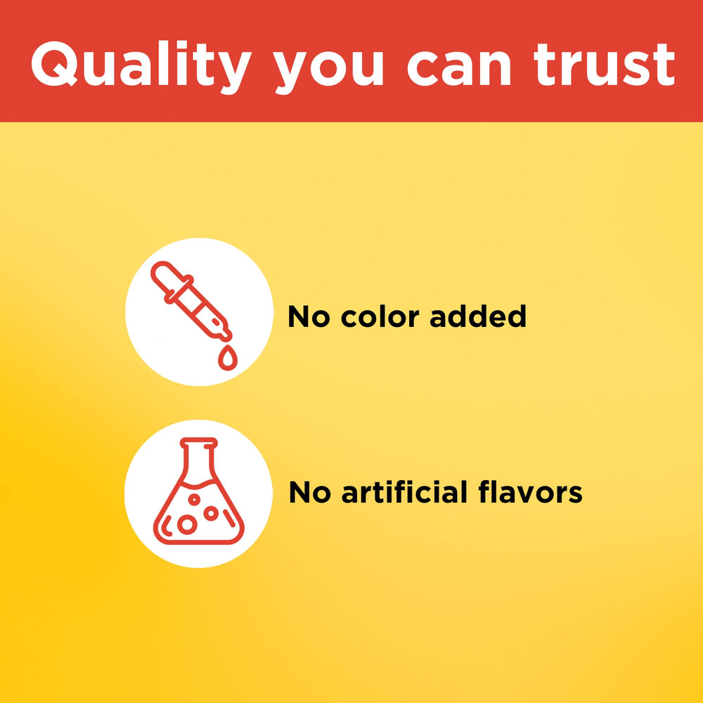 No color added and no artificial flavors on Nature Made label