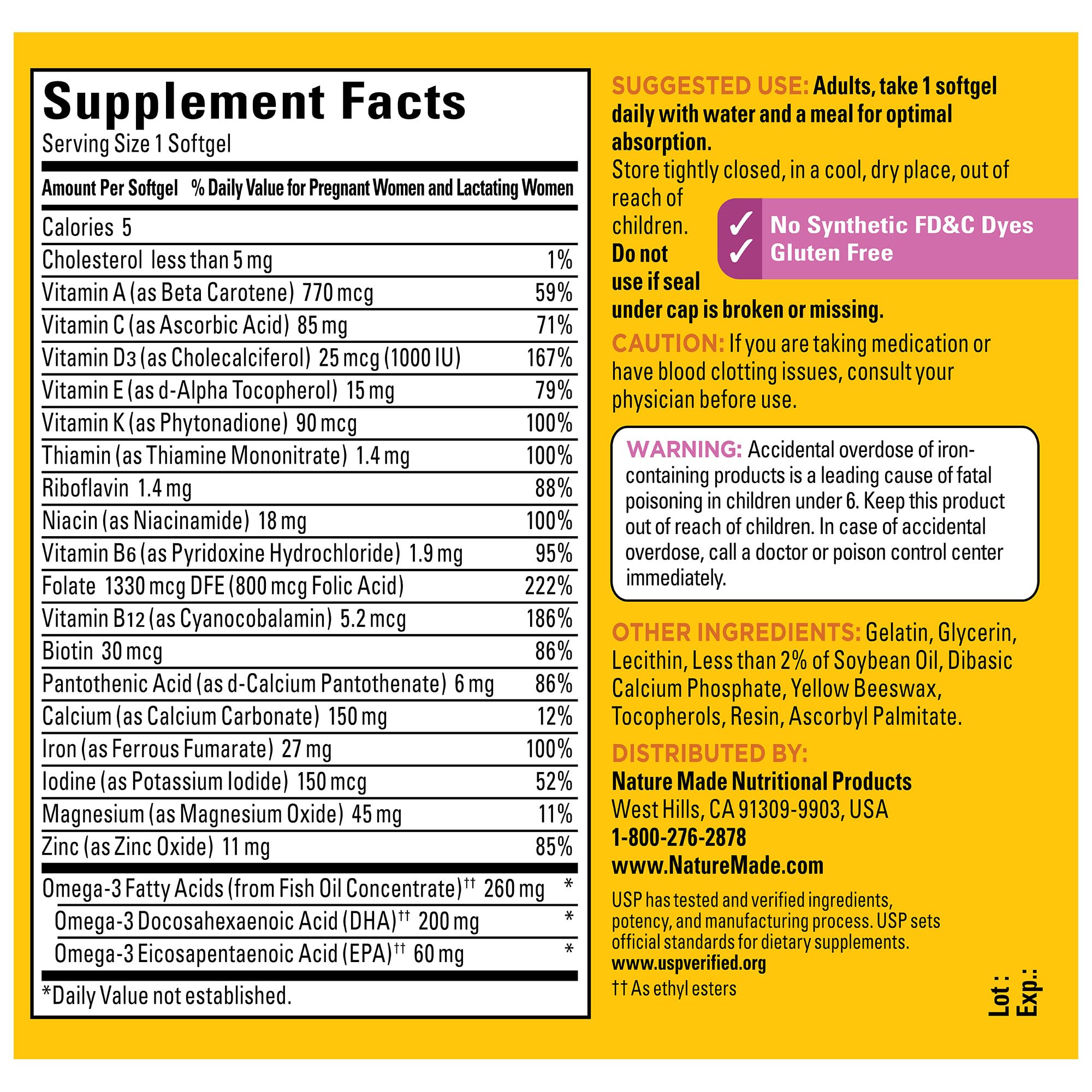 110-count bottle for a 110-day supply