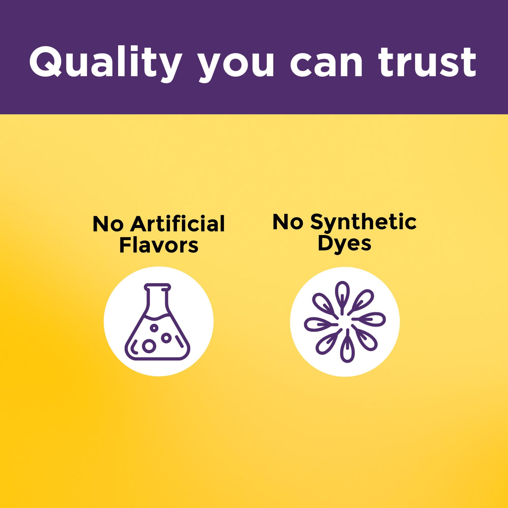 Nature Made packaging label on probiotic gummies