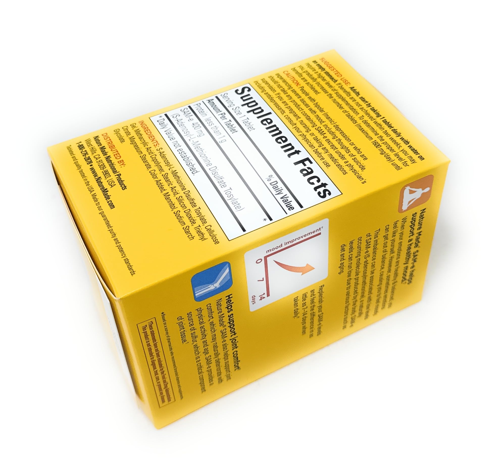 Brain health support with SAM-e and B vitamins