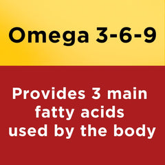 Safflower oil Omega-6 source in Nature Made Triple Omega 3-6-9