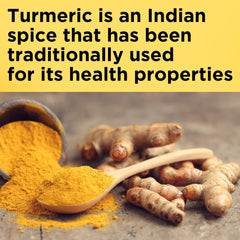 Nature Made Turmeric Curcumin 500 mg bottle back label with supplement facts