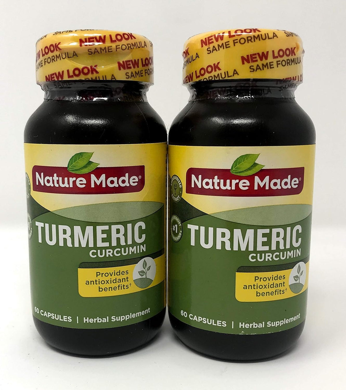 Nature Made Turmeric Curcumin 500 mg – 60 capsules per bottle, Pack of 2