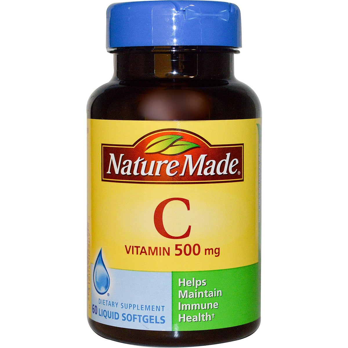 Nature Made Vitamin C 500 mg Softgels bottle - front view
