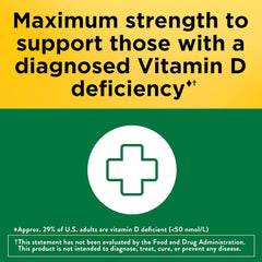 Gluten-free Vitamin D3 supplement with no color added and no artificial flavors