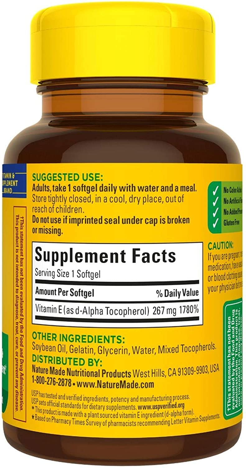 d-Alpha tocopherol plant-sourced illustration