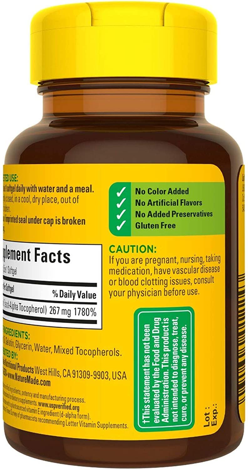 Plant-sourced Vitamin E ingredients concept image