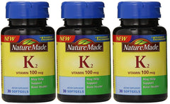 Nature Made Vitamin K2 100 mcg Softgels bottle