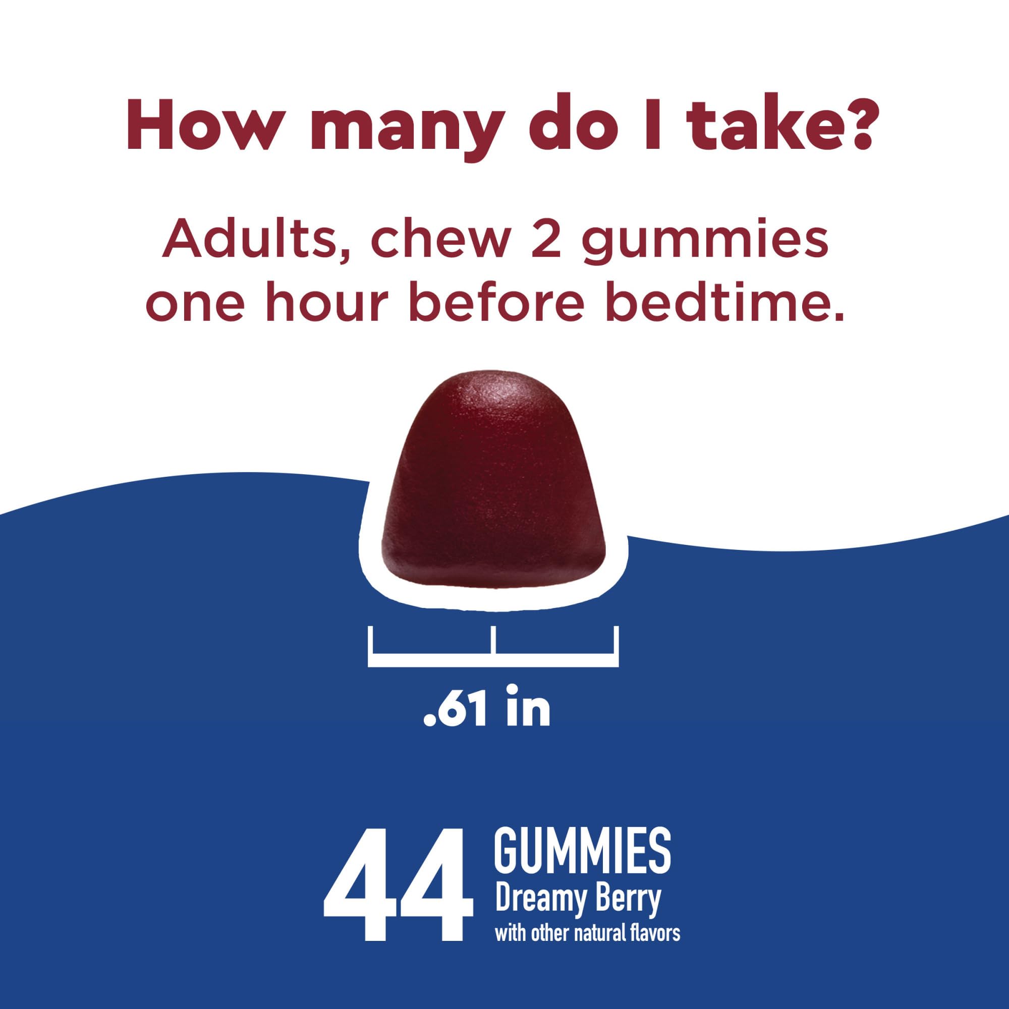 Dreamy Berry flavored Wellblends Sleep & Recover gummies