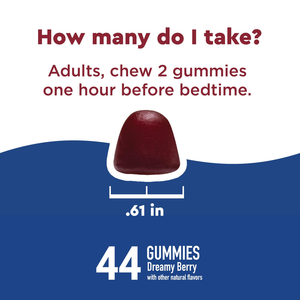 Dreamy Berry flavored Wellblends Sleep & Recover gummies