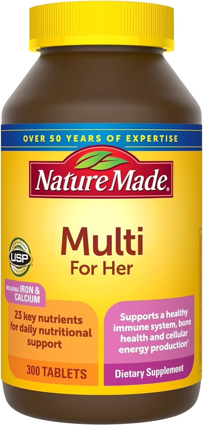 Bottle of Nature Made Women's Multivitamin 300-count