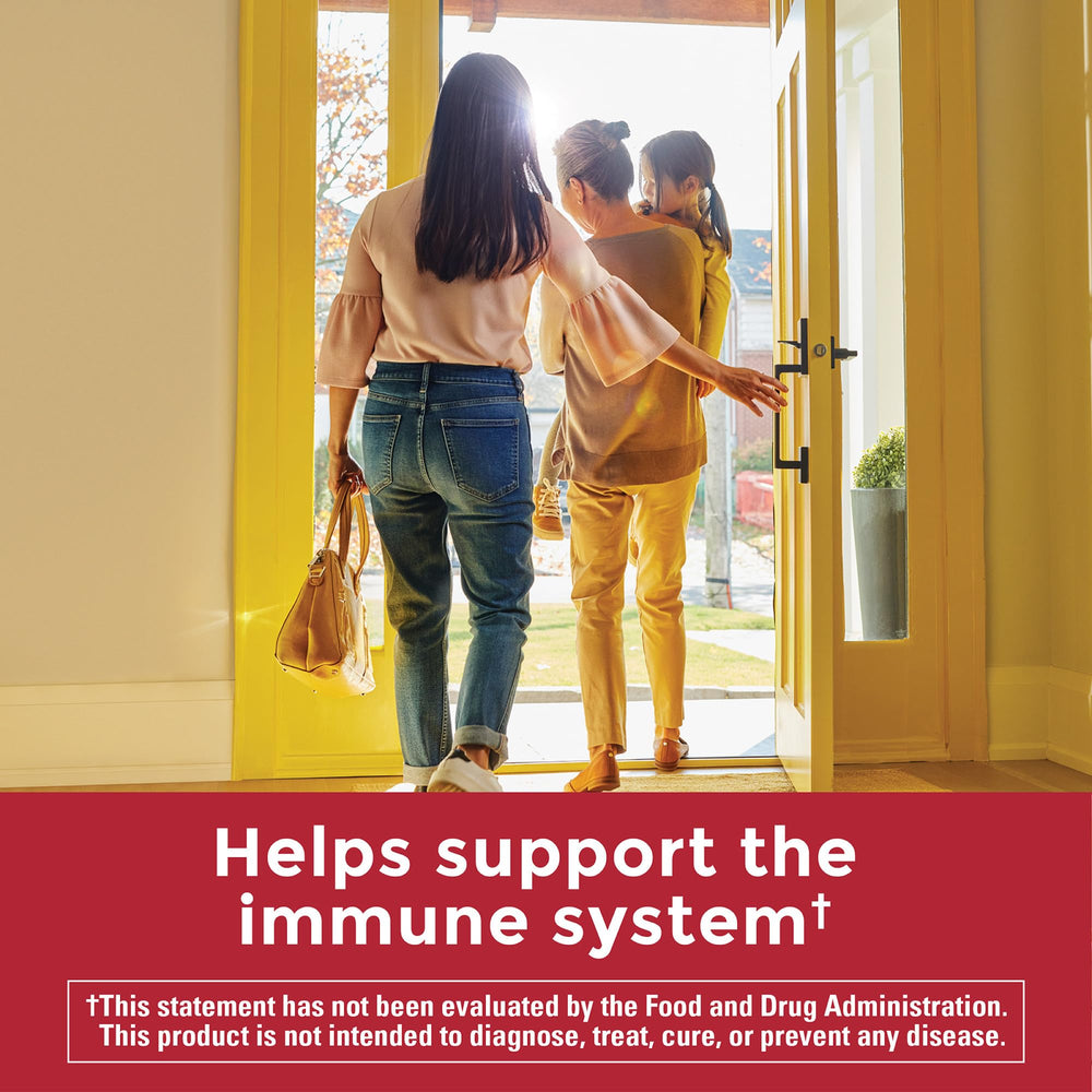 Close-up of orange citrus vitamin C gummies