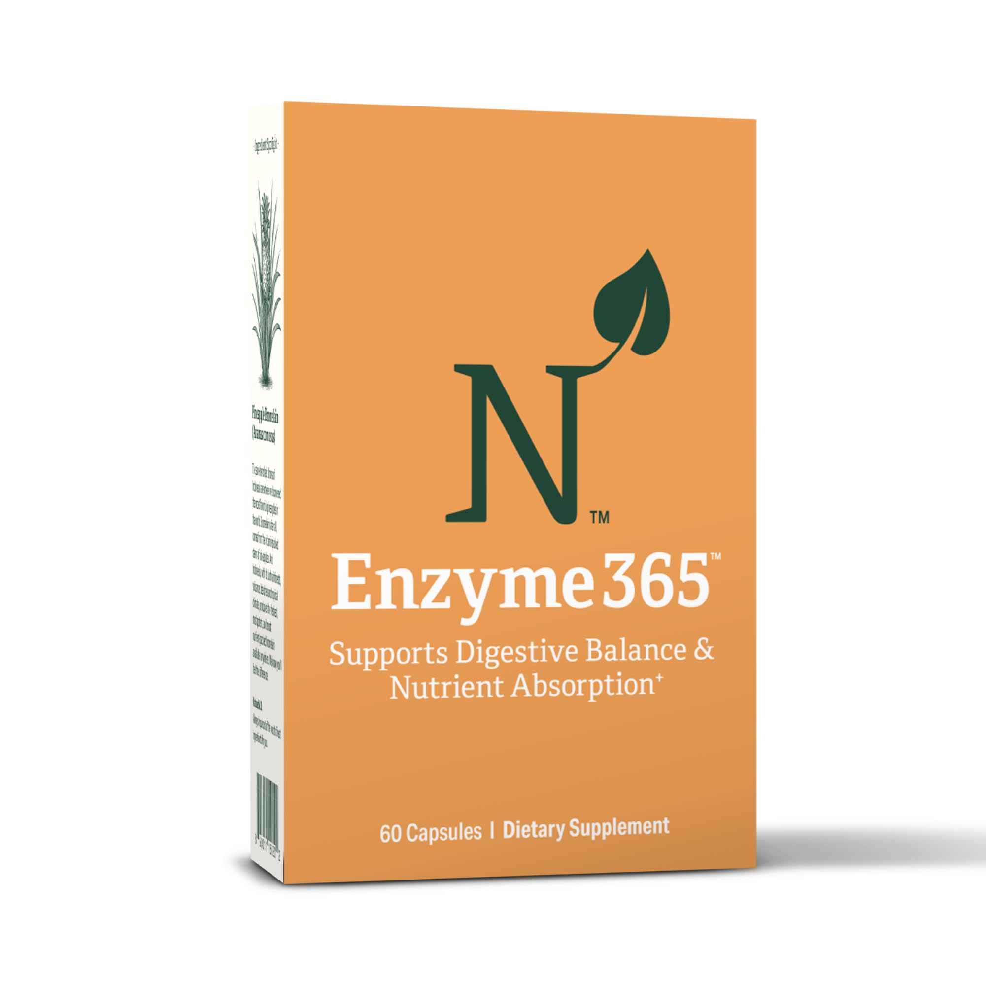Nature M.D. Enzyme 365 bottle front view