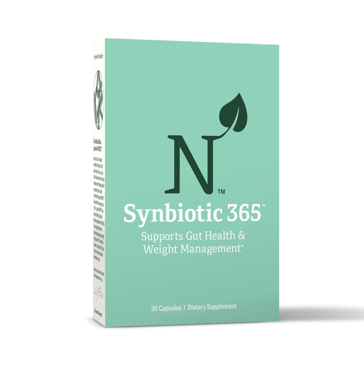 Nature M.D. Synbiotic 365 bottle with capsules