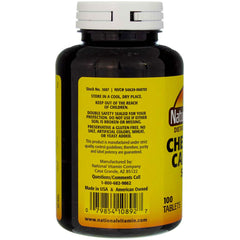 Nature's Blend calcium chewable bottle on a kitchen counter