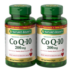 Nature’s Bounty CoQ10 200 mg softgels twin-pack hero image