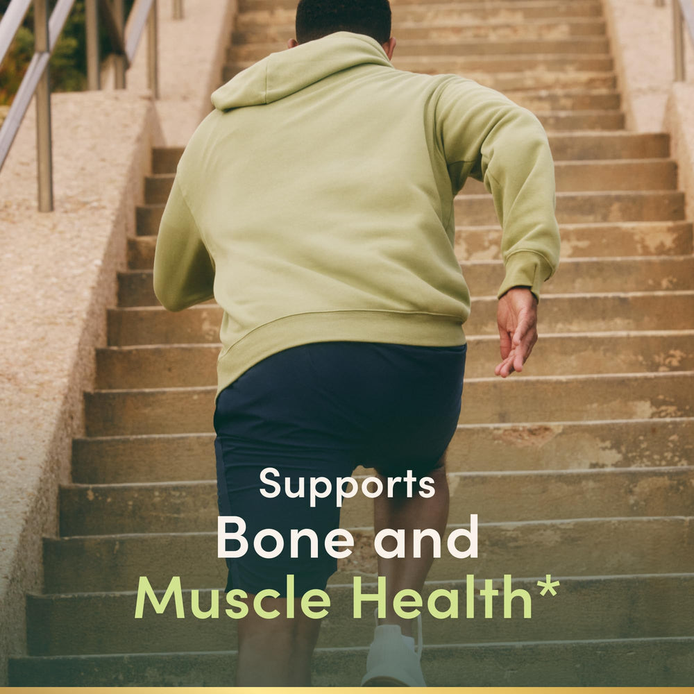 Close-up of Nature’s Bounty Magnesium Glycinate 240 mg capsules