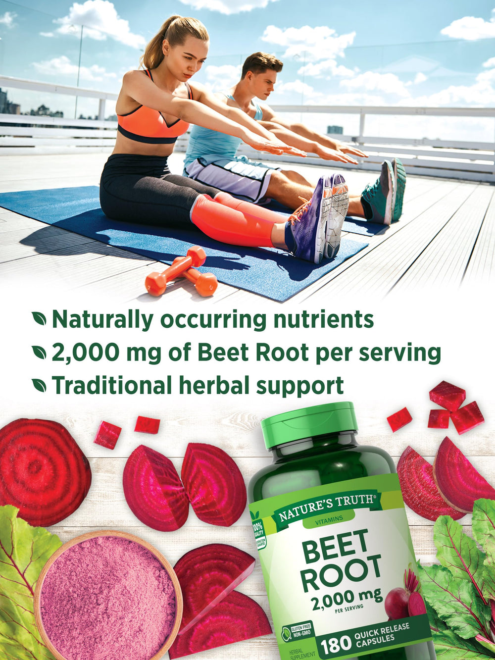 Nature’s Truth Beet Root Capsules packaging