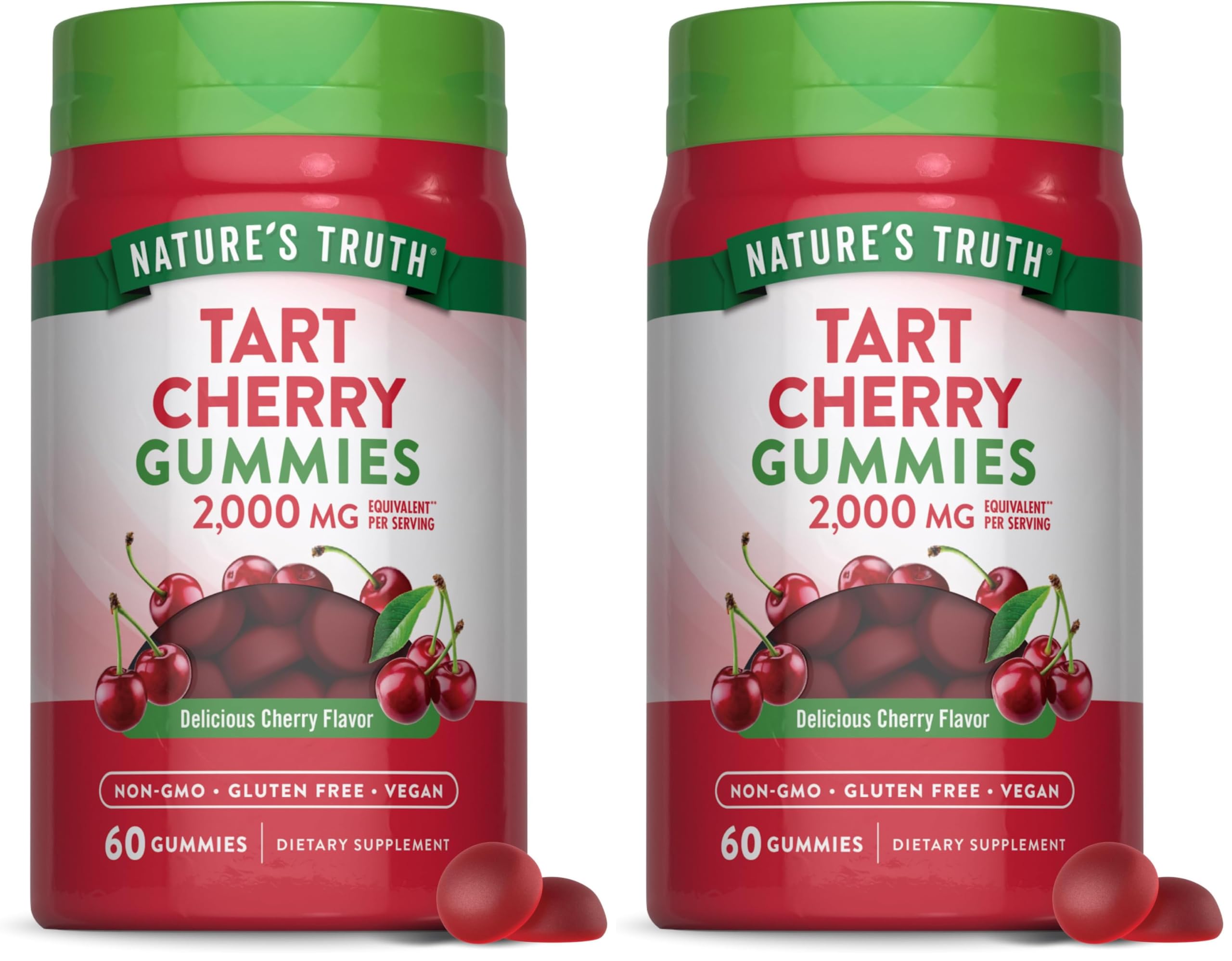Bottle of Nature's Truth Tart Cherry Gummies