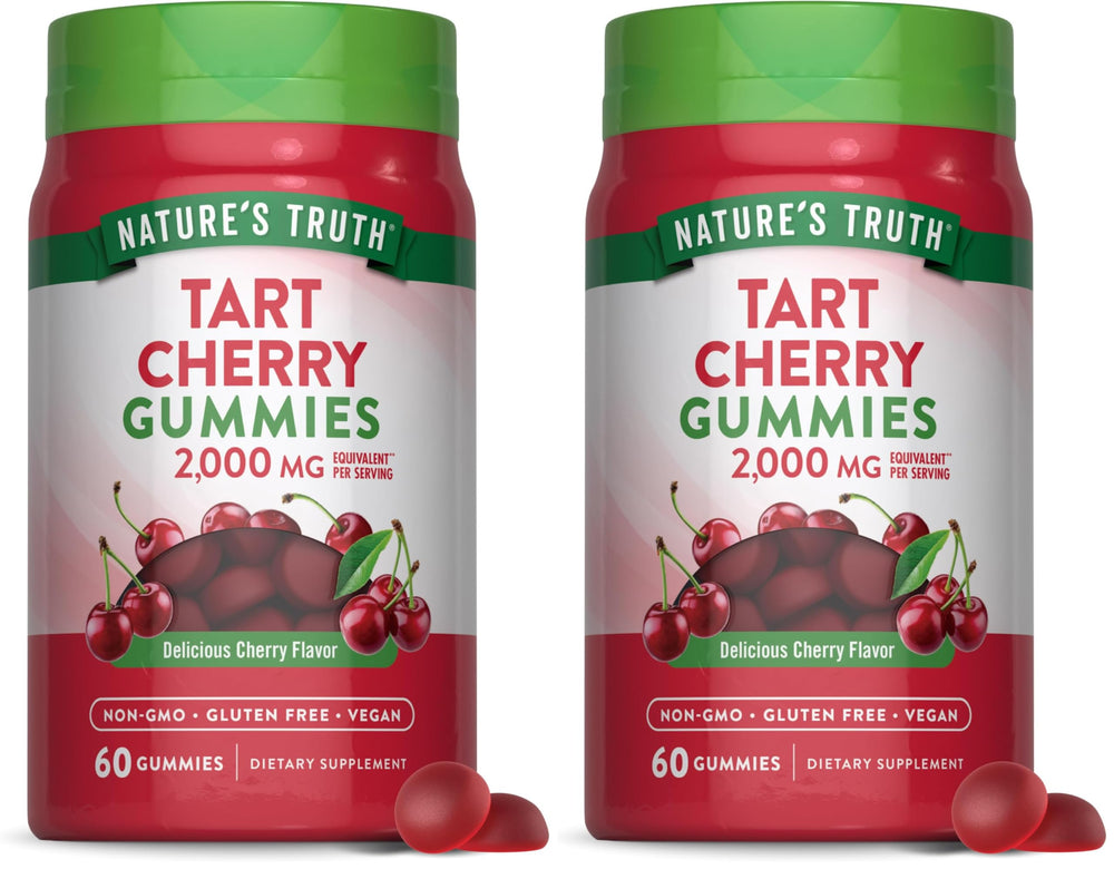 Bottle of Nature's Truth Tart Cherry Gummies