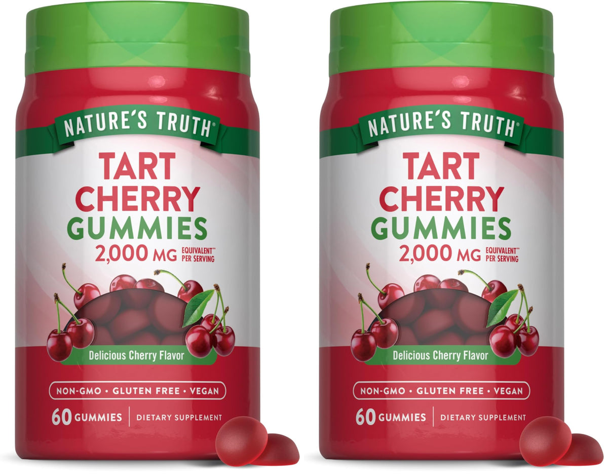 Bottle of Nature's Truth Tart Cherry Gummies