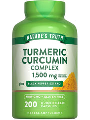 Nature's Truth Turmeric Curcumin Complex bottle with label