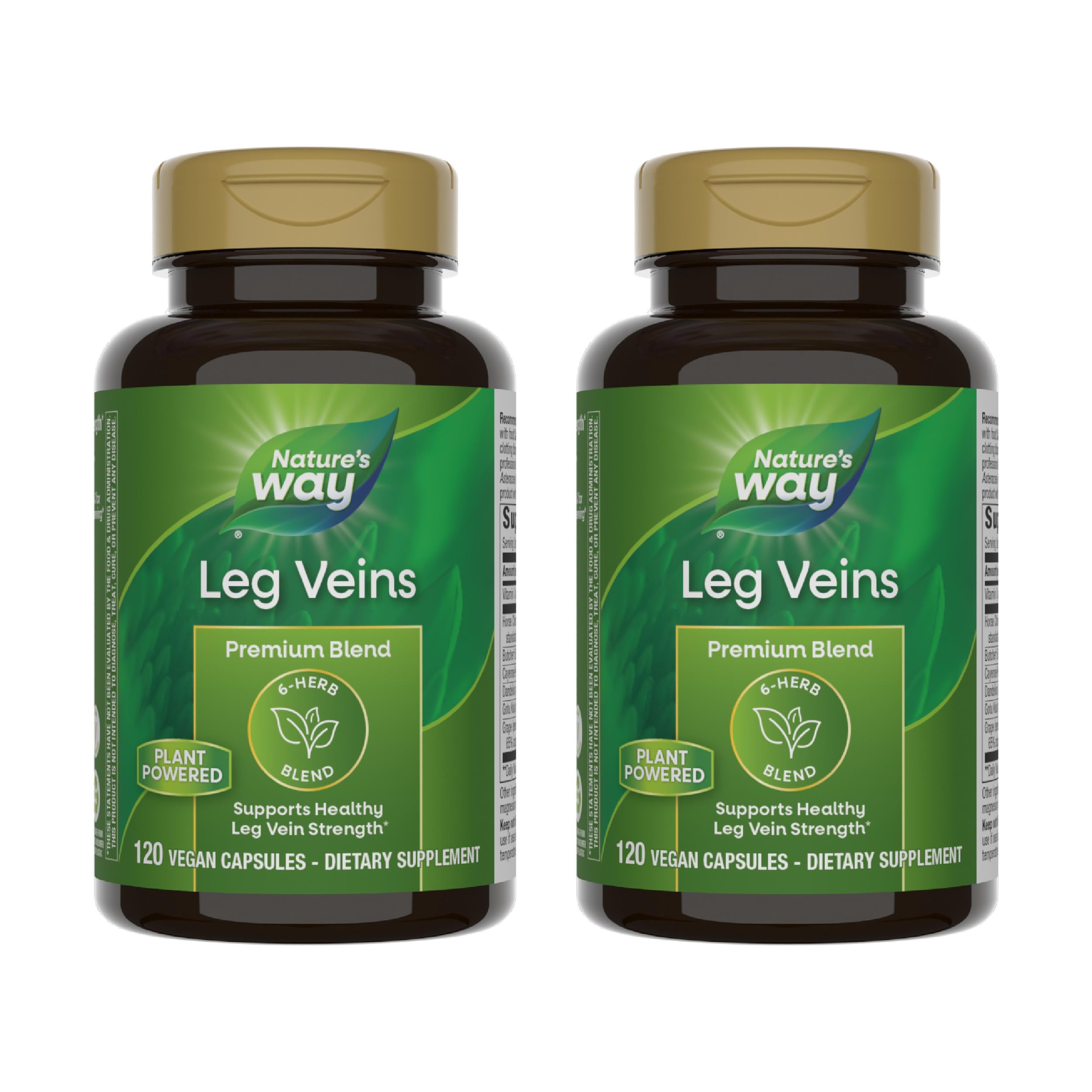 Nature's Way Leg Veins bottle with label