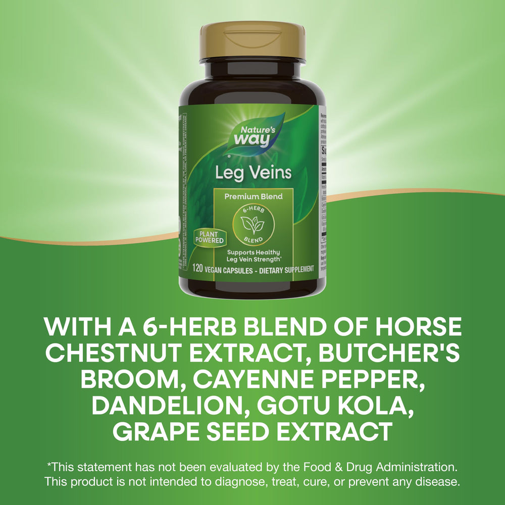 Gluten-free vegan Leg Veins capsules