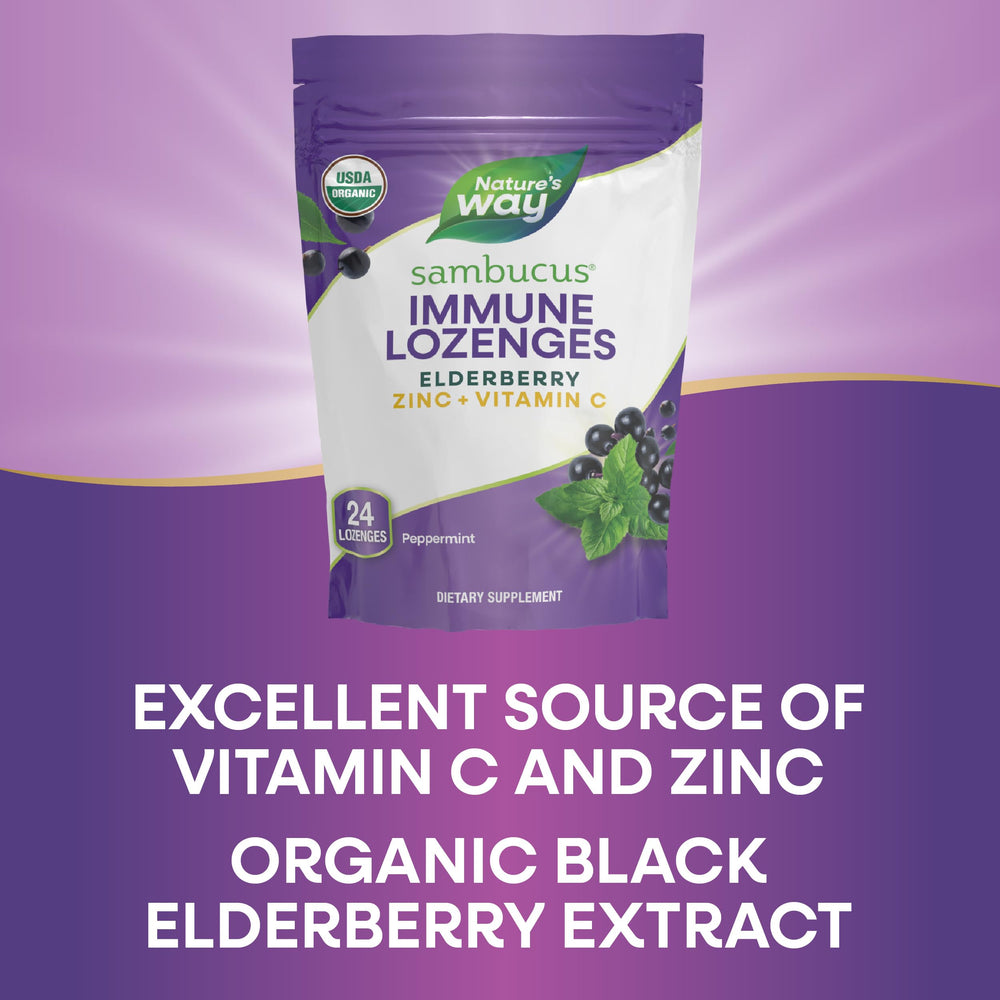Zinc and vitamin C ingredients in the lozenges