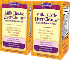 Front view of Nature's Secret Milk Thistle Liver Cleanse Pack (Pack of 2)